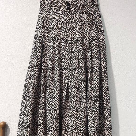 Black and white midi skirt - Picture 2 of 7